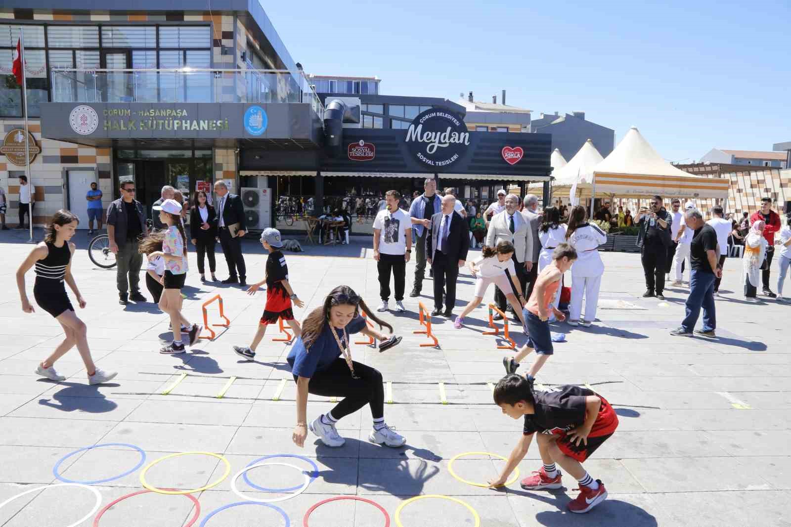 Çorum’da yaz spor okularına coşkulu açılış
