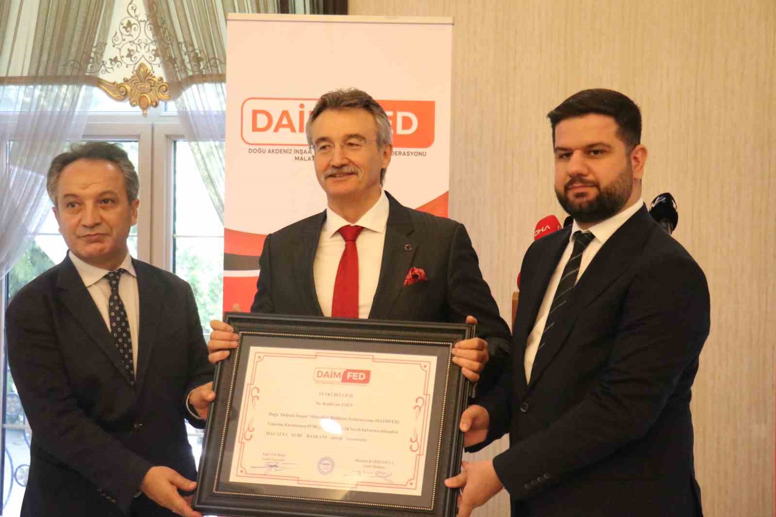 DAİMFED Malatya Şubesi’nin açılışı gerçekleştirildi
