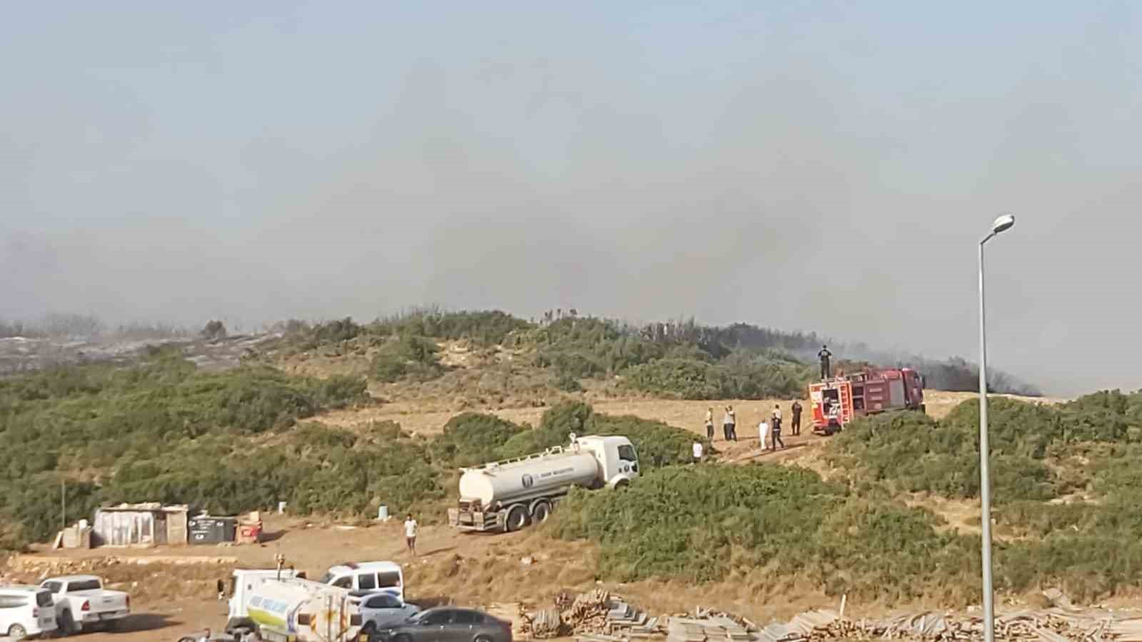 Didim’de makilik yangını
