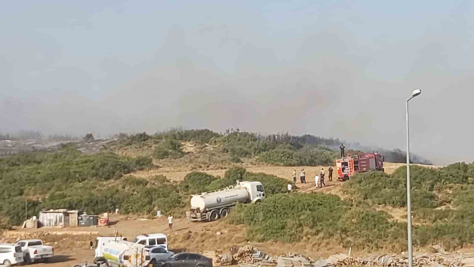 Didim’deki makilik yangını kontrol altına alındı
