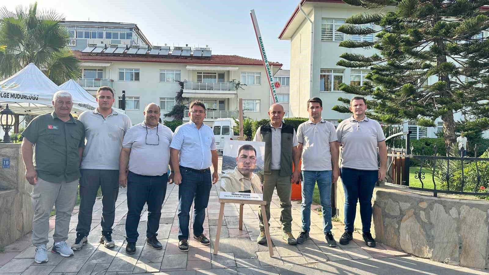 Marmaris orman şehitlerini unutmadı
