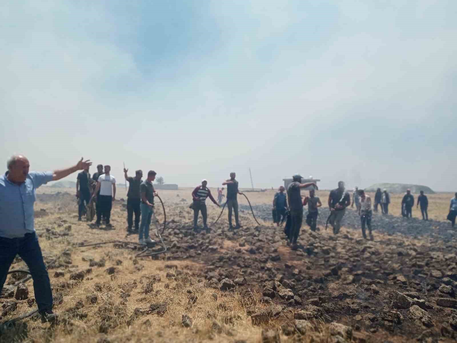 Mardin’in 3 ilçesinde anız ve örtü yangınları söndürüldü
