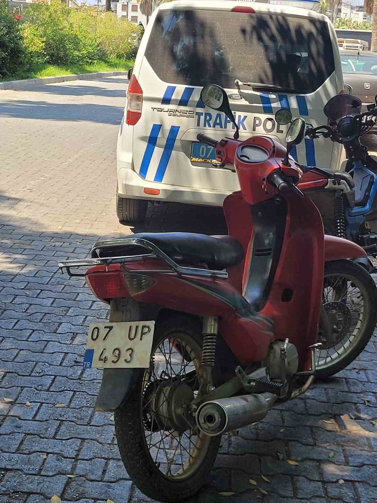 Motosiklet sürücüsüne 13 bin 500 TL ceza yazıldı
