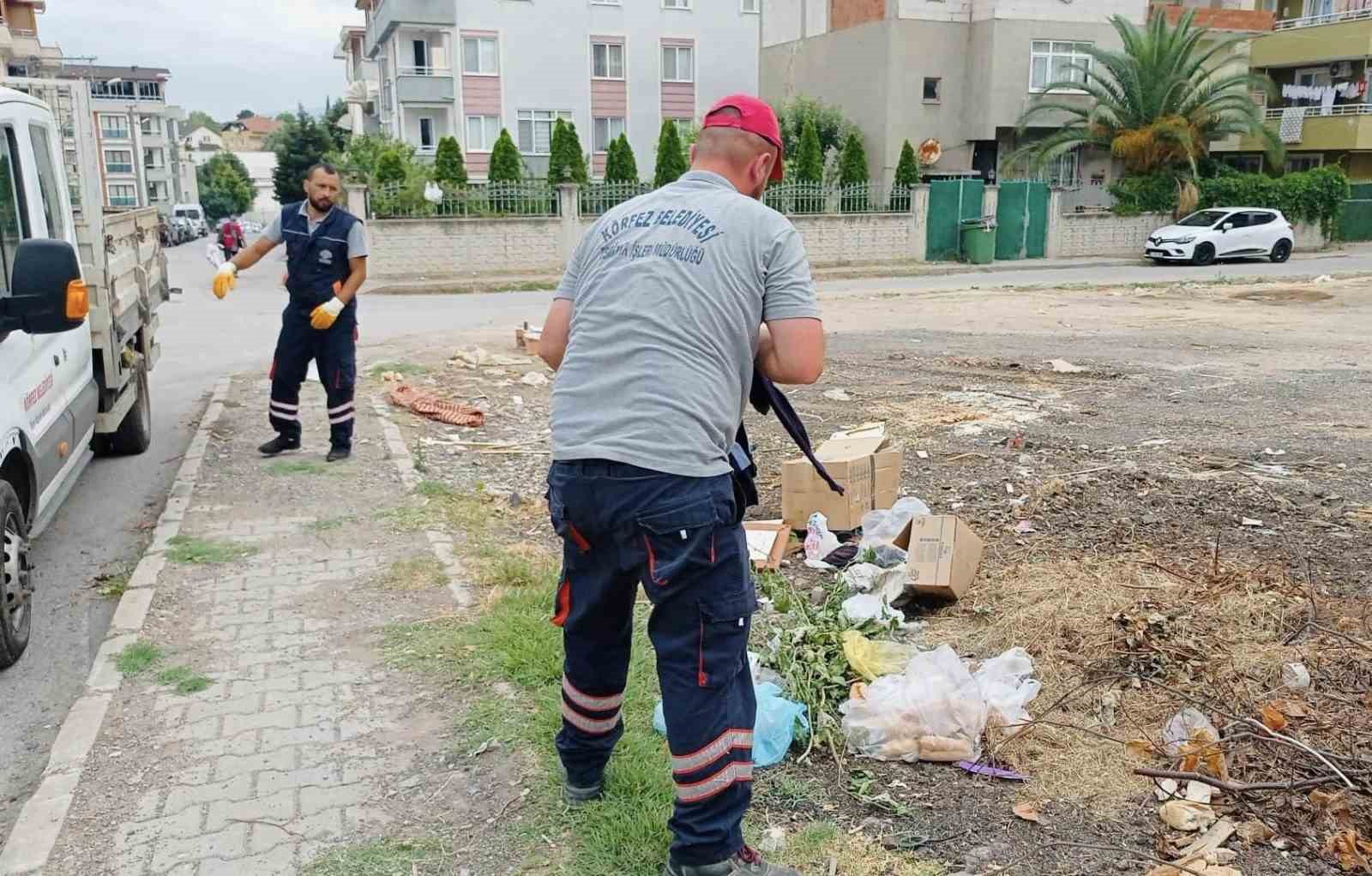 Körfez’de hummalı temizlik çalışması
