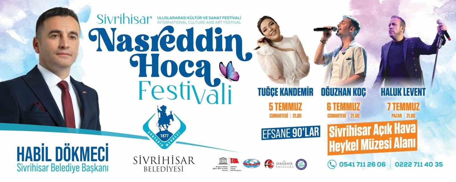 Sivrihisar Uluslararası Nasreddin Hoca Kültür ve Sanat Festivali için hazırlıklar tamamlandı
