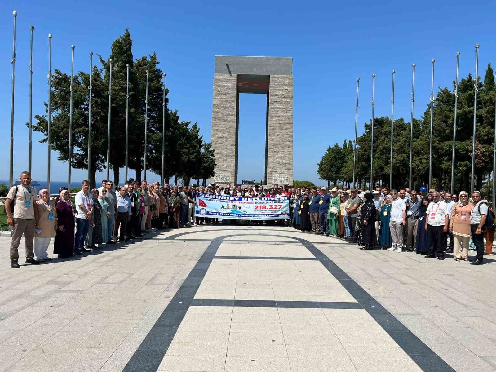 Gazi torunları şehitler diyarında
