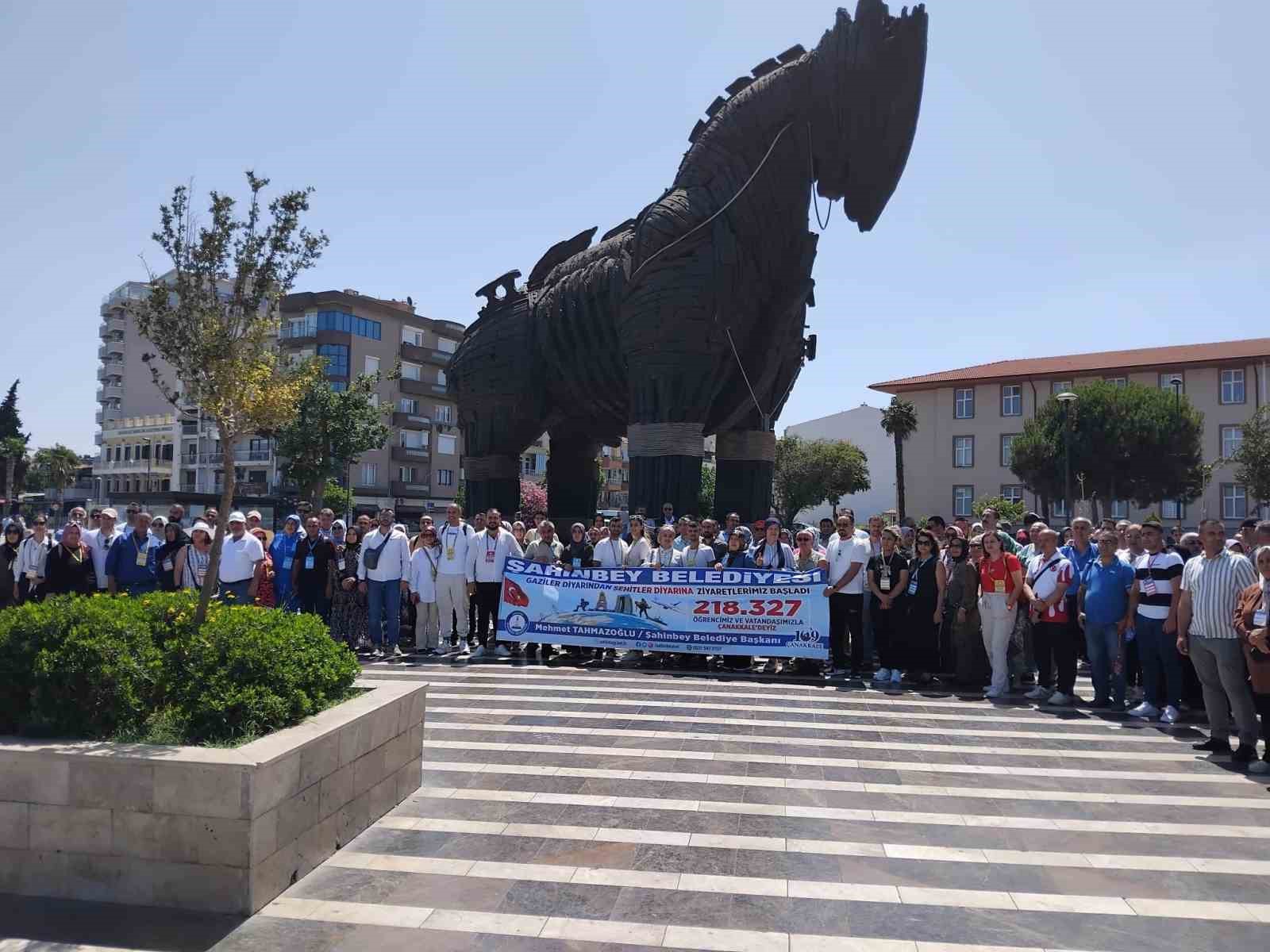 Gazi torunları şehitler diyarında
