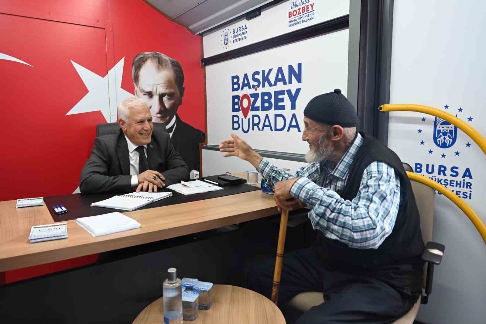 Başkan Bozbey makamını Büyükorhan’a taşıdı
