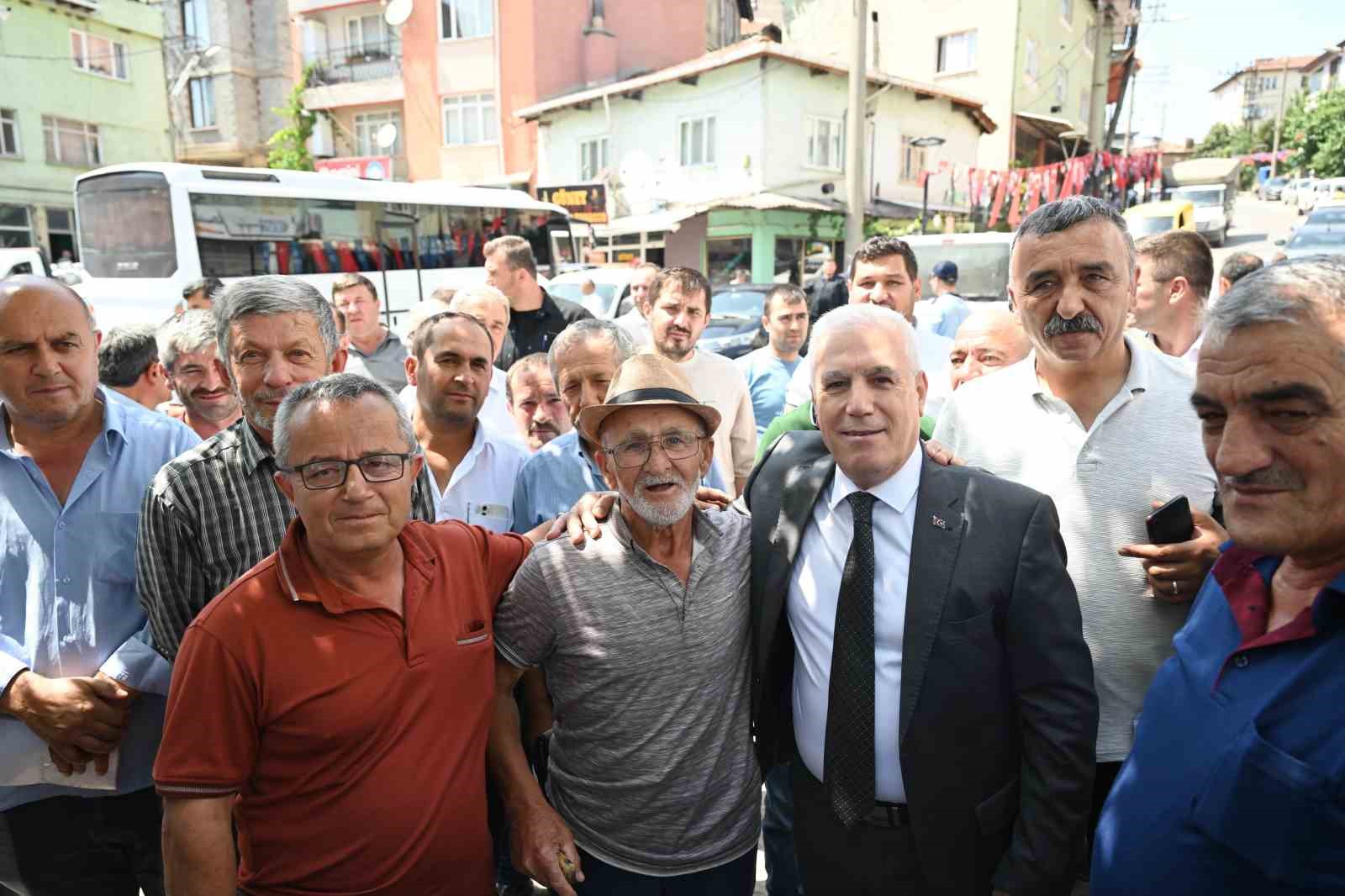 Başkan Bozbey makamını Büyükorhan’a taşıdı
