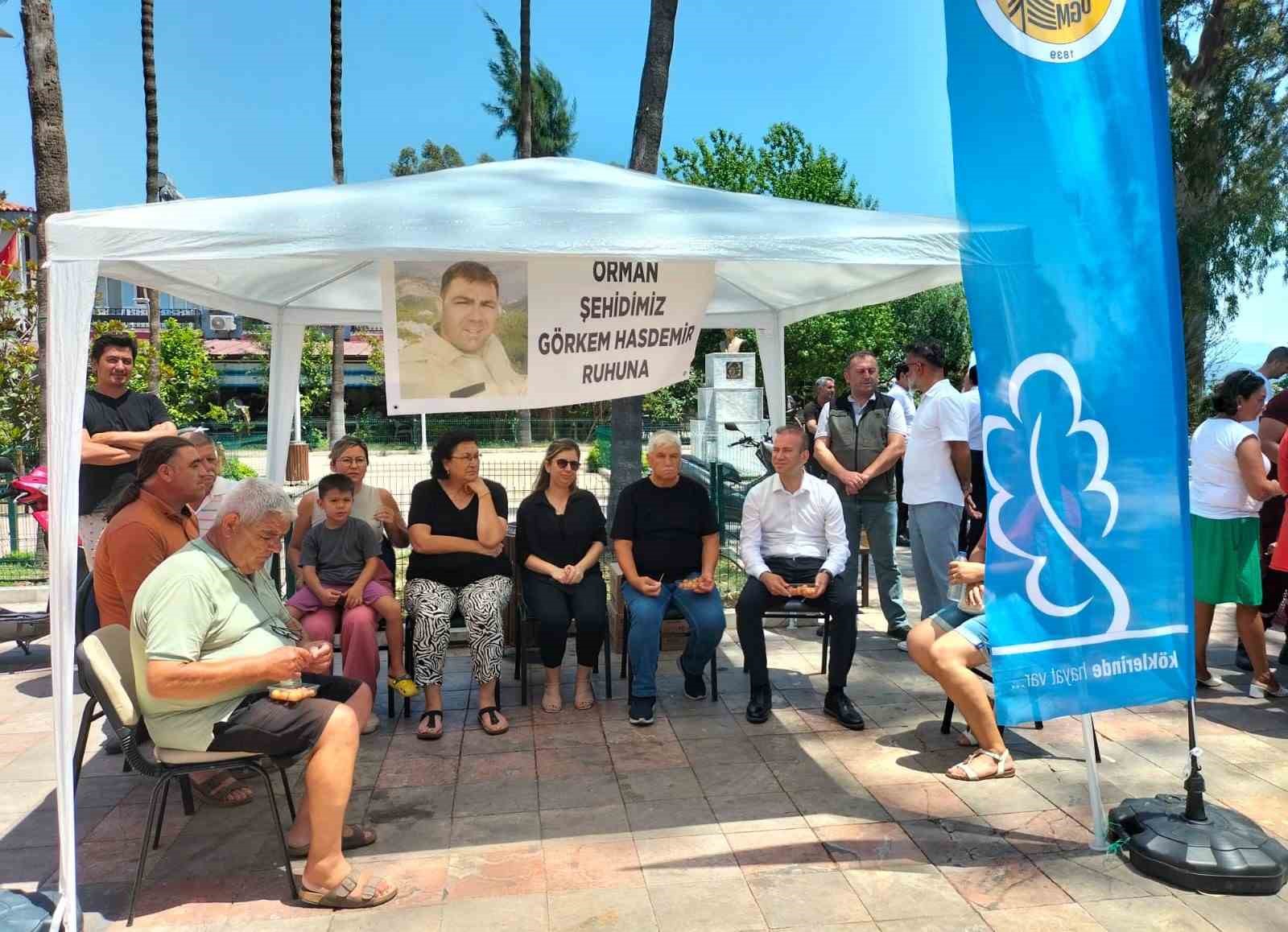 Köyceğiz’de orman şehitleri Görkem ve Şahin unutulmadı
