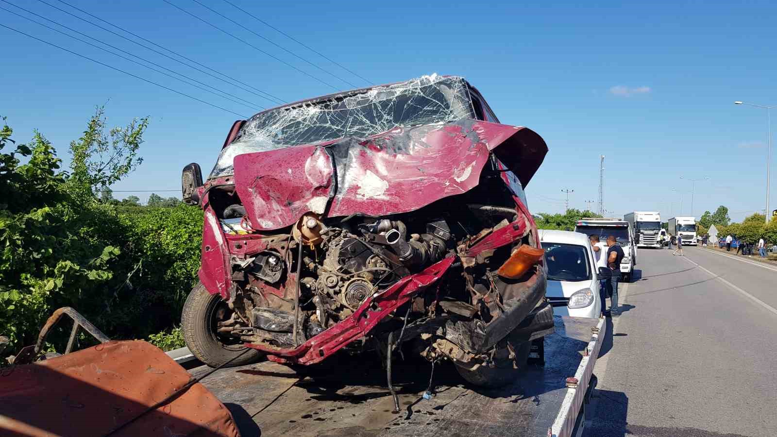 Samsun’da zincirleme trafik kazası: 1 ölü, 2 ağır yaralı
