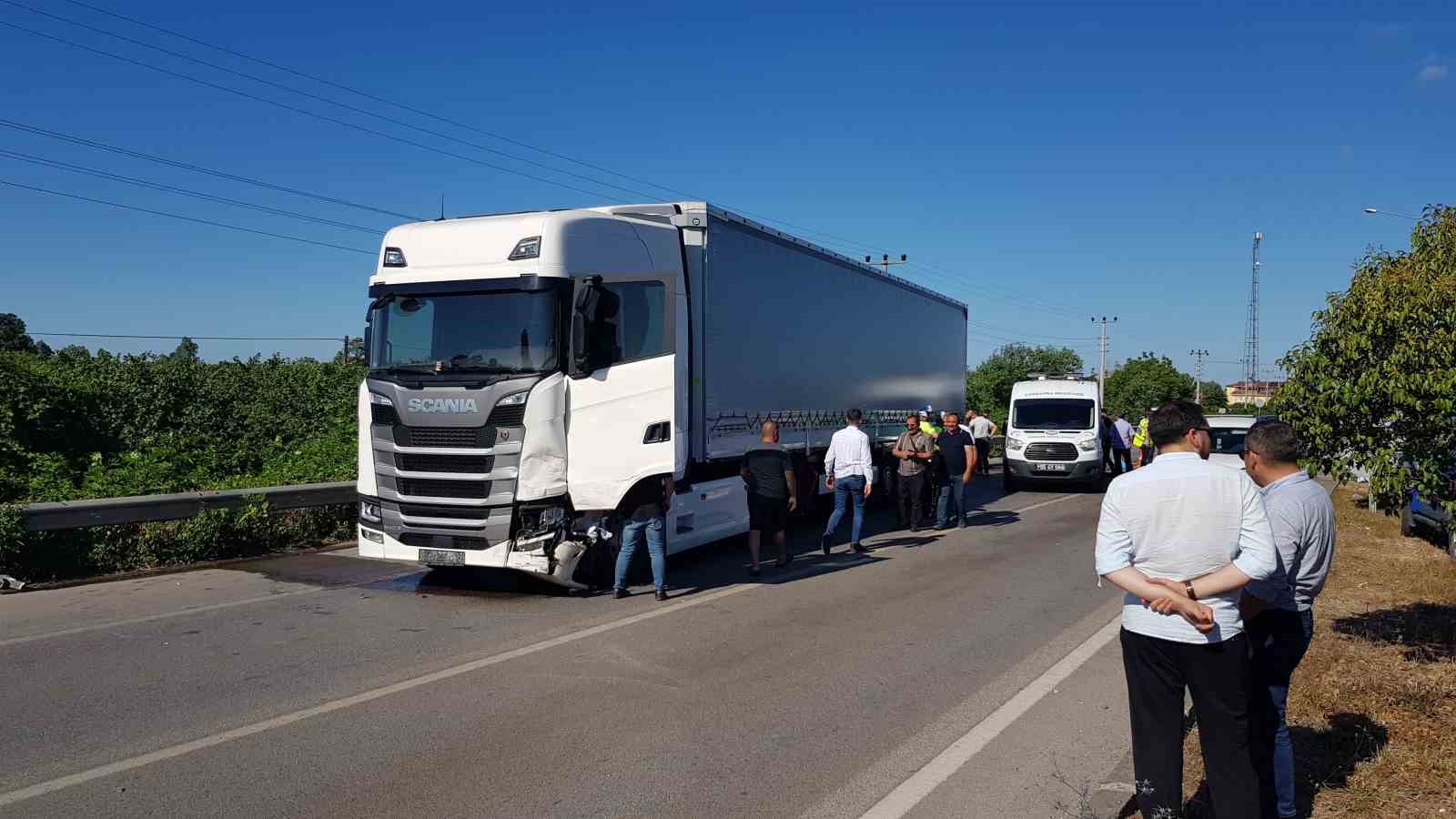 Samsun’da zincirleme trafik kazası: 1 ölü, 2 ağır yaralı
