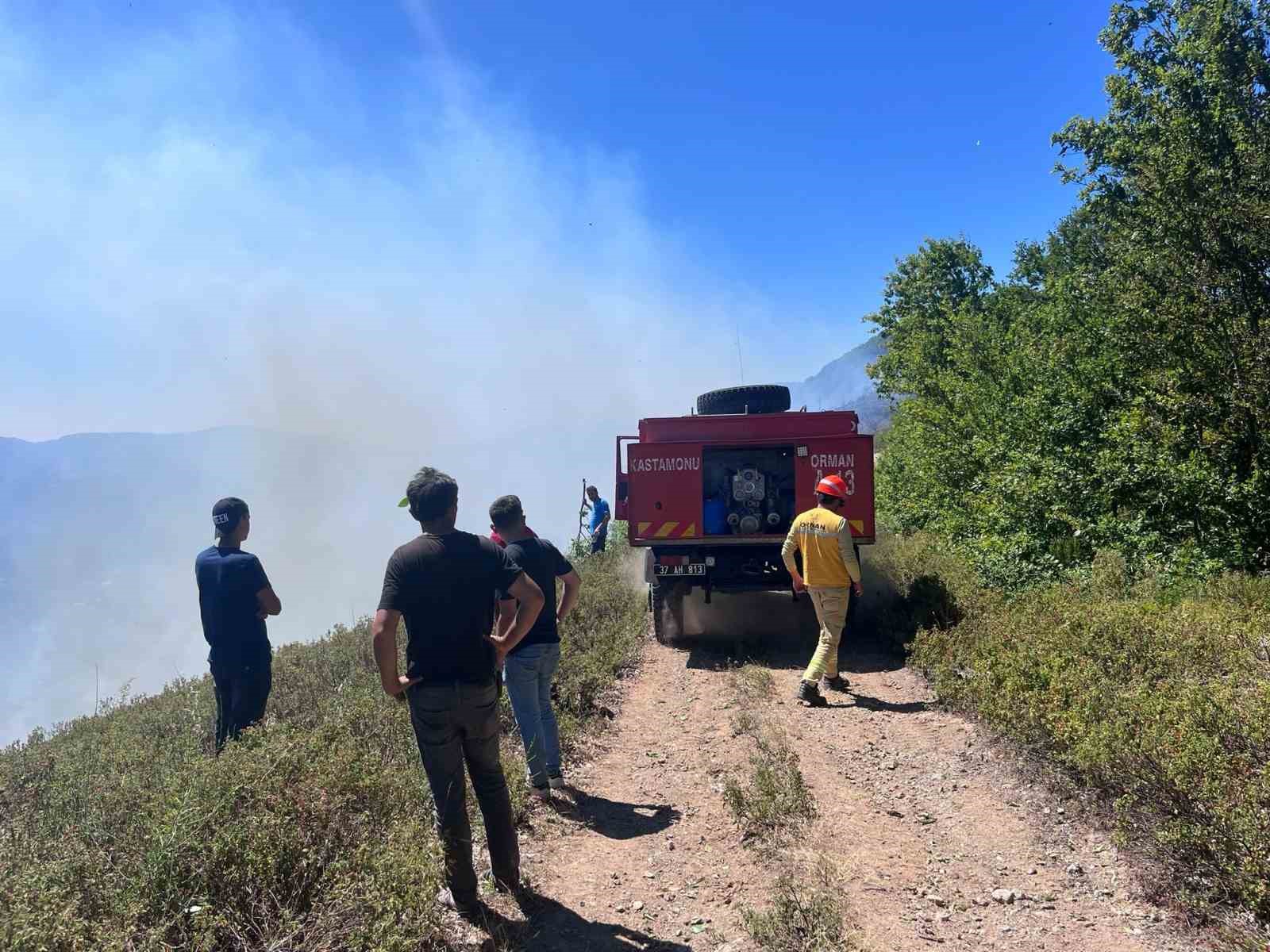 Kastamonu’daki orman yangını söndürüldü
