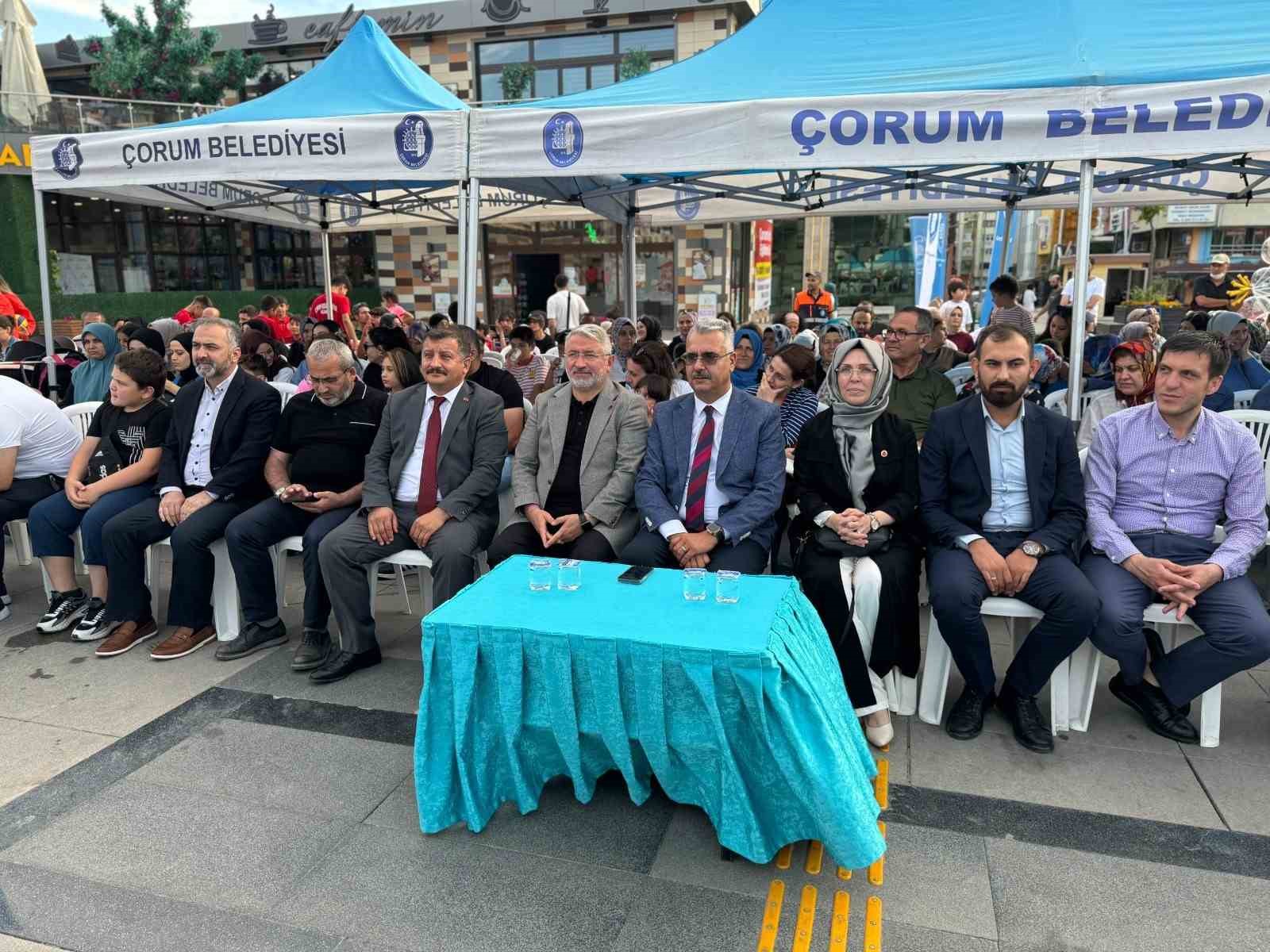 Çorum Belediyesi yaz okullarına coşkulu açılış
