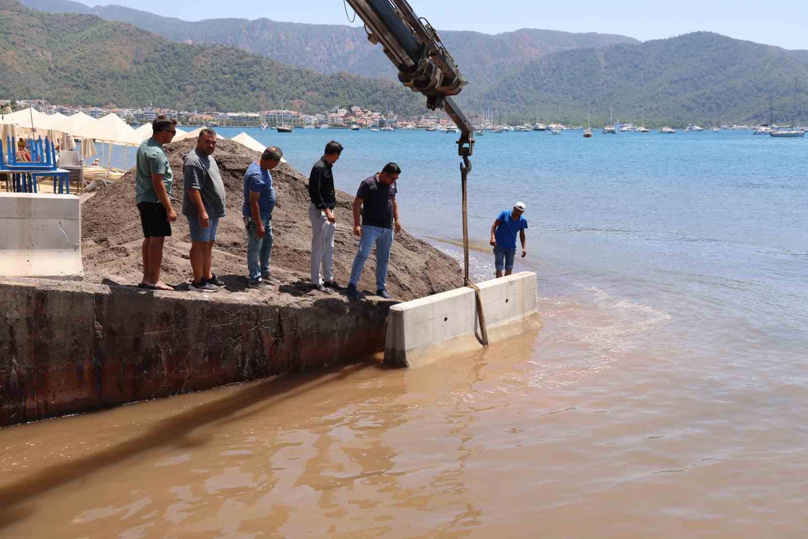 Ketenci Deresi’ne beton bariyer önlemi
