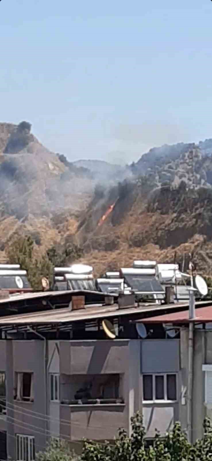 Nazilli’deki yangında 1 hektar alan zarar gördü
