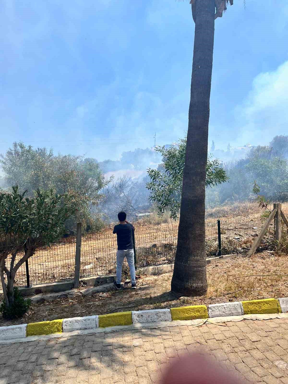 Bodrum Adabük’ünde trafo patladı, alevler lüks sitelere ulaşmadan önlendi
