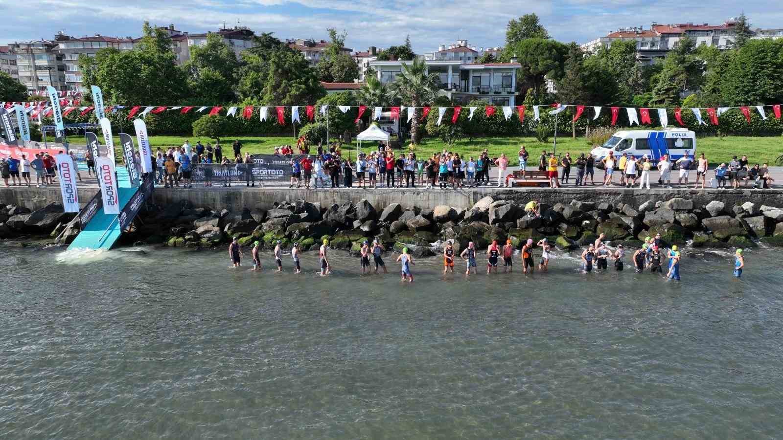 Ordu’da triatlon heyecanı başladı
