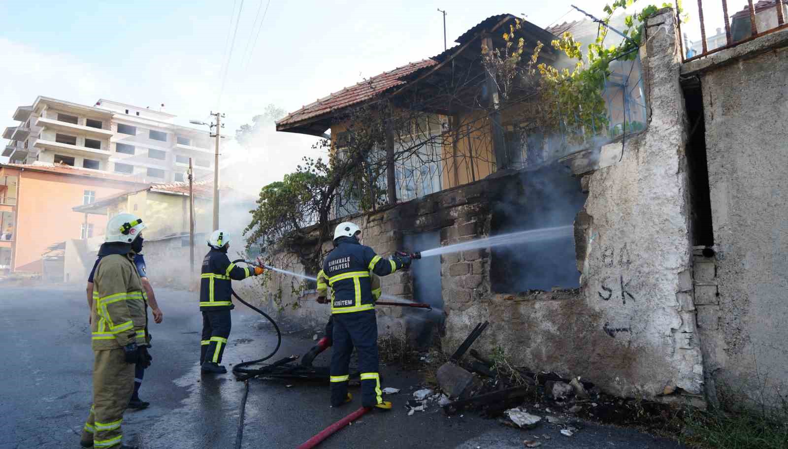 Kırıkkale’de ev yangını
