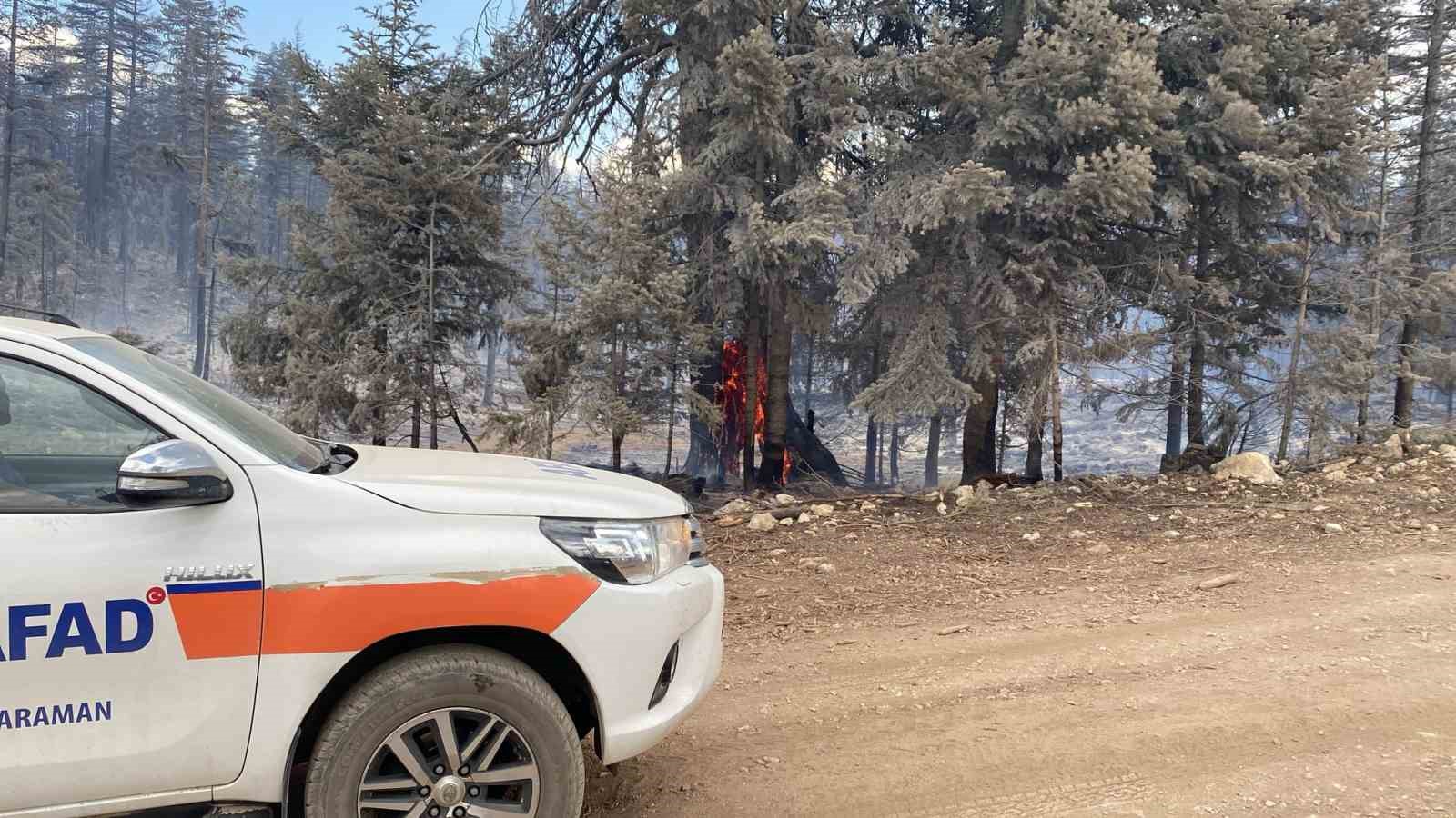 Karaman’da çıkan orman yangını kontrol altına alındı
