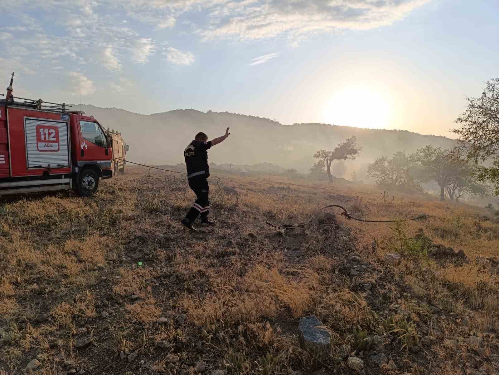 Afyonkarahisar’da çıkan orman yangını 1 saatin sonunda söndürüldü
