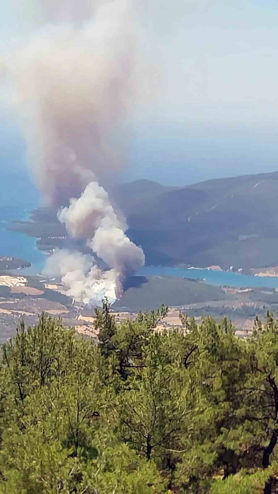 Milas’ta alevlerin önü kesildi
