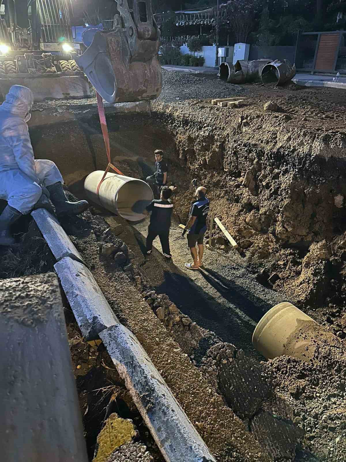 Bodrum Gölköy su isale hattı arızası giderildi
