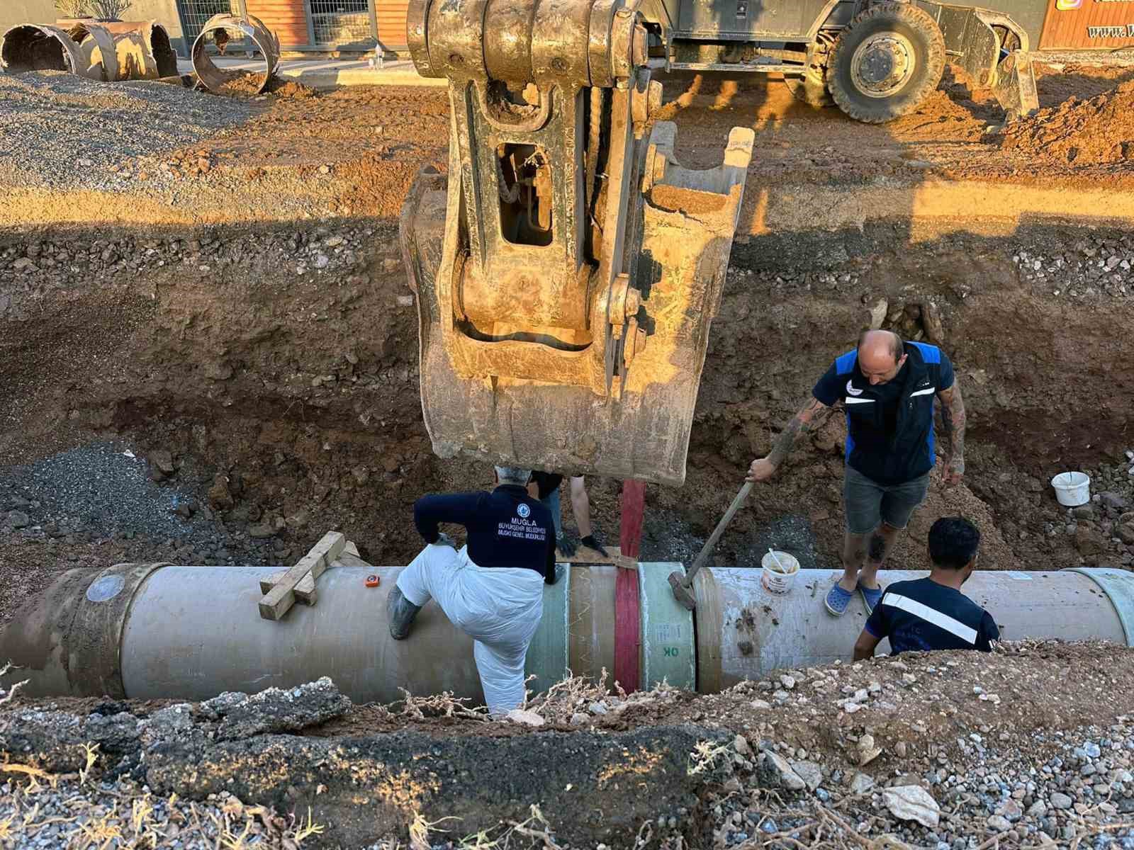 Bodrum Gölköy su isale hattı arızası giderildi
