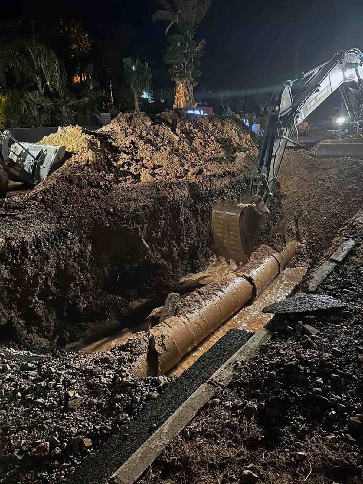 Bodrum Gölköy su isale hattı arızası giderildi
