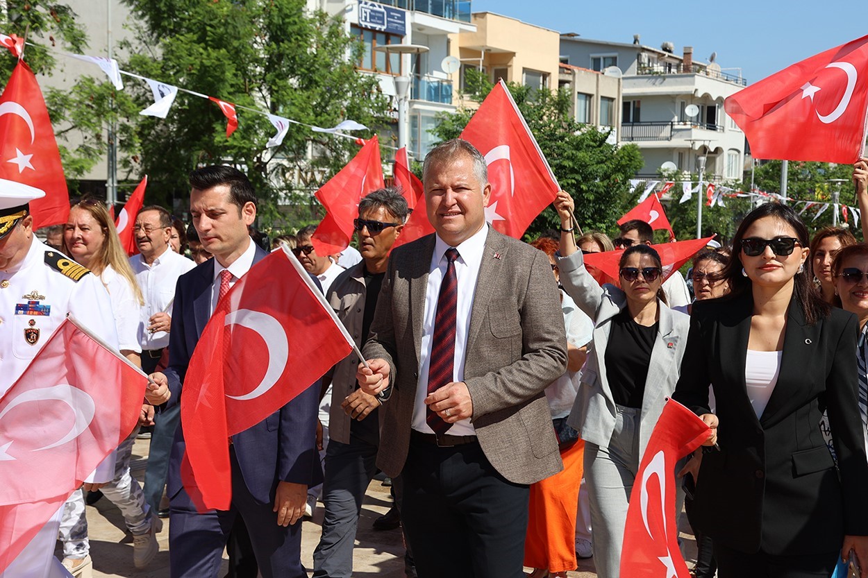 Atatürk’ün Urla’ya gelişinin yıl dönümü coşkuyla kutlandı
