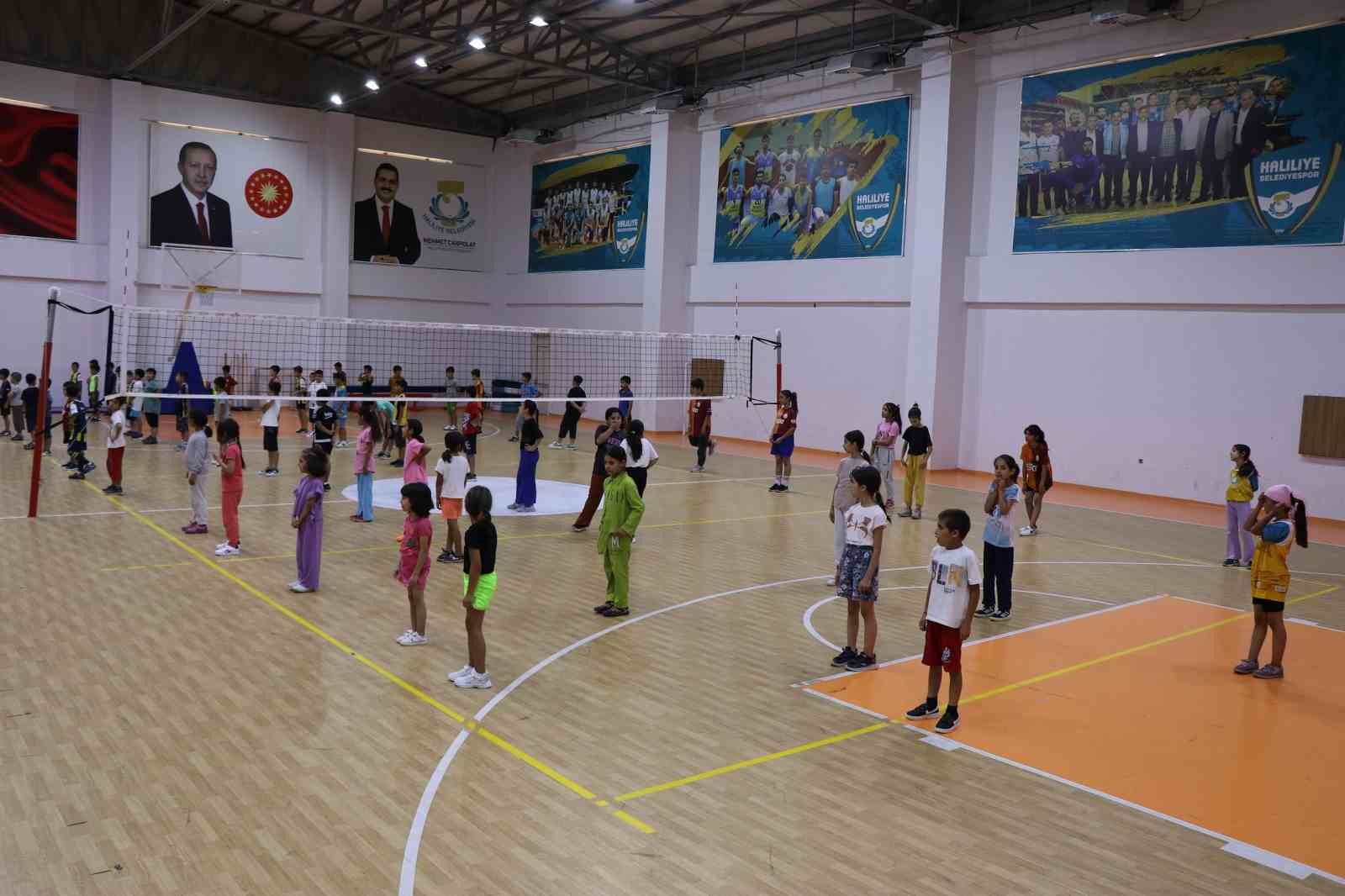 Çocuklardan basketbola yoğun ilgi
