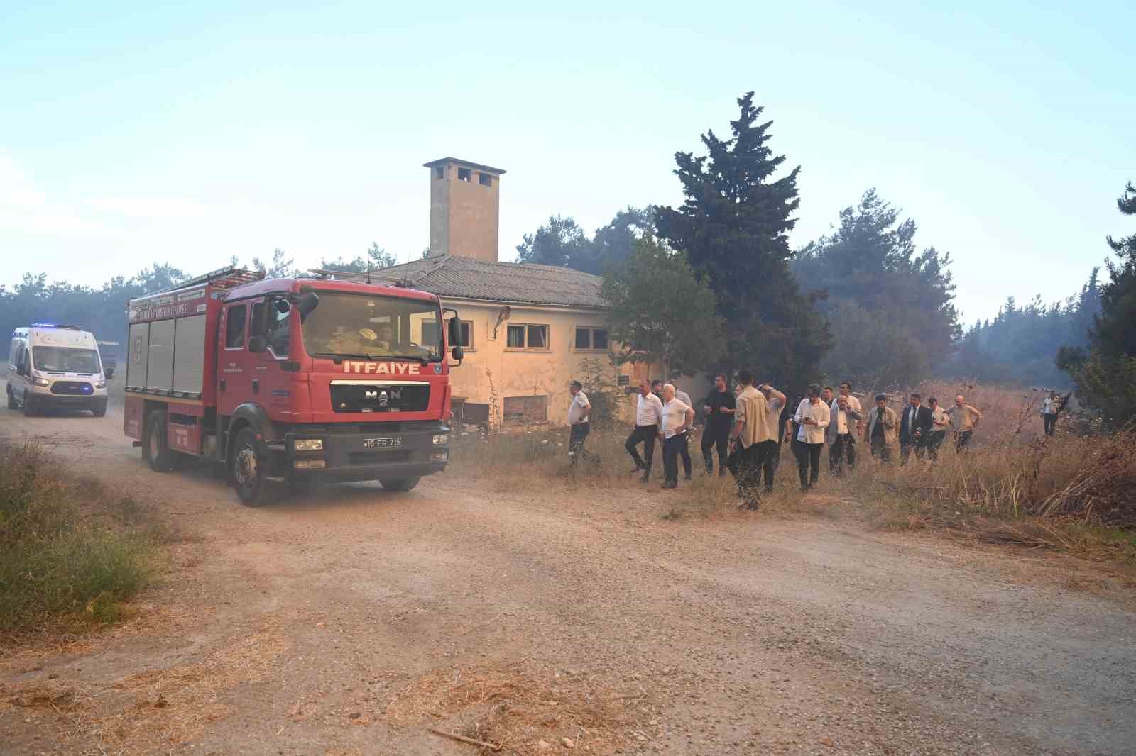 Bursa’da yangın seferberliği sürüyor
