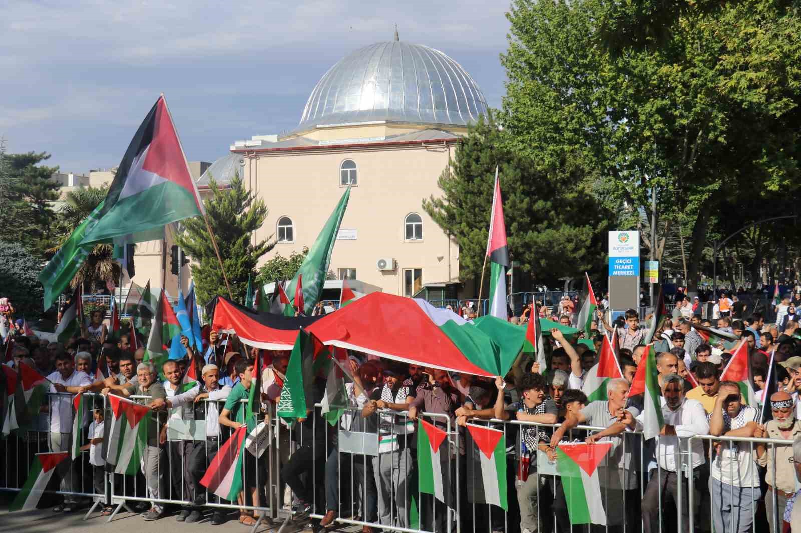 Malatya’da “Büyük Gazze mitingi”
