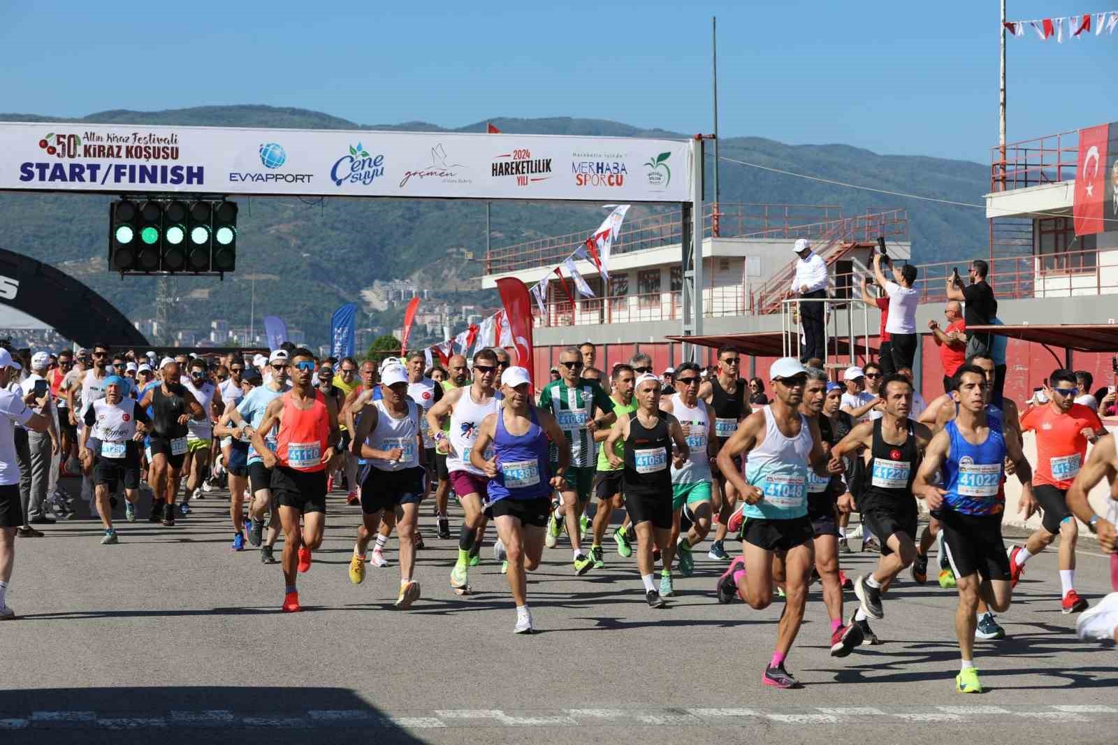 Kiraz Koşusu heyecanı
