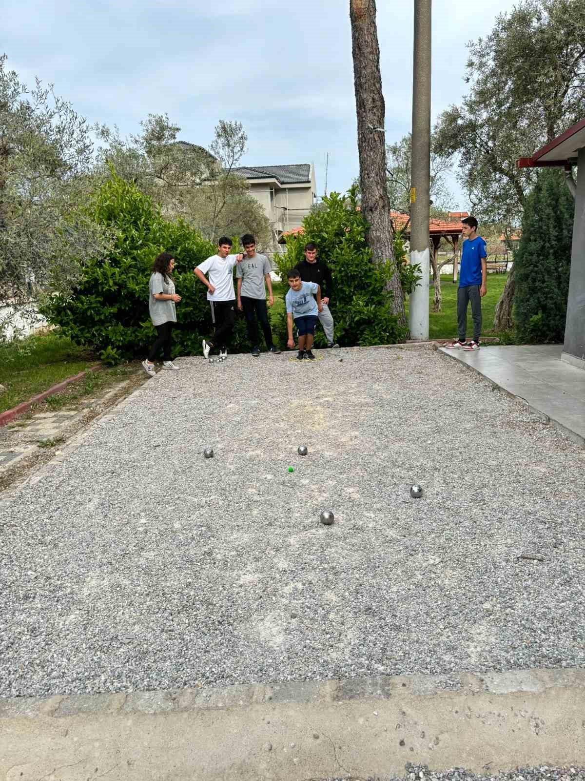 Ula’da bocce sporu çocuklar için vazgeçilmez oldu
