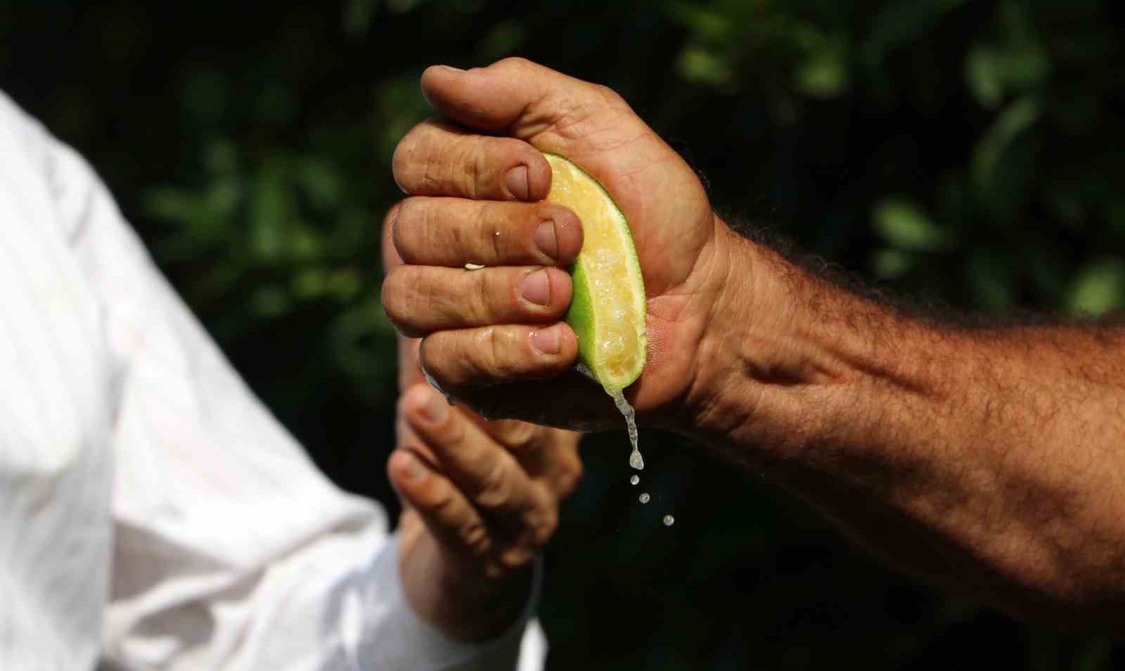 Çiğli havada hasat edilip depoya konan limonlar çürüdü
