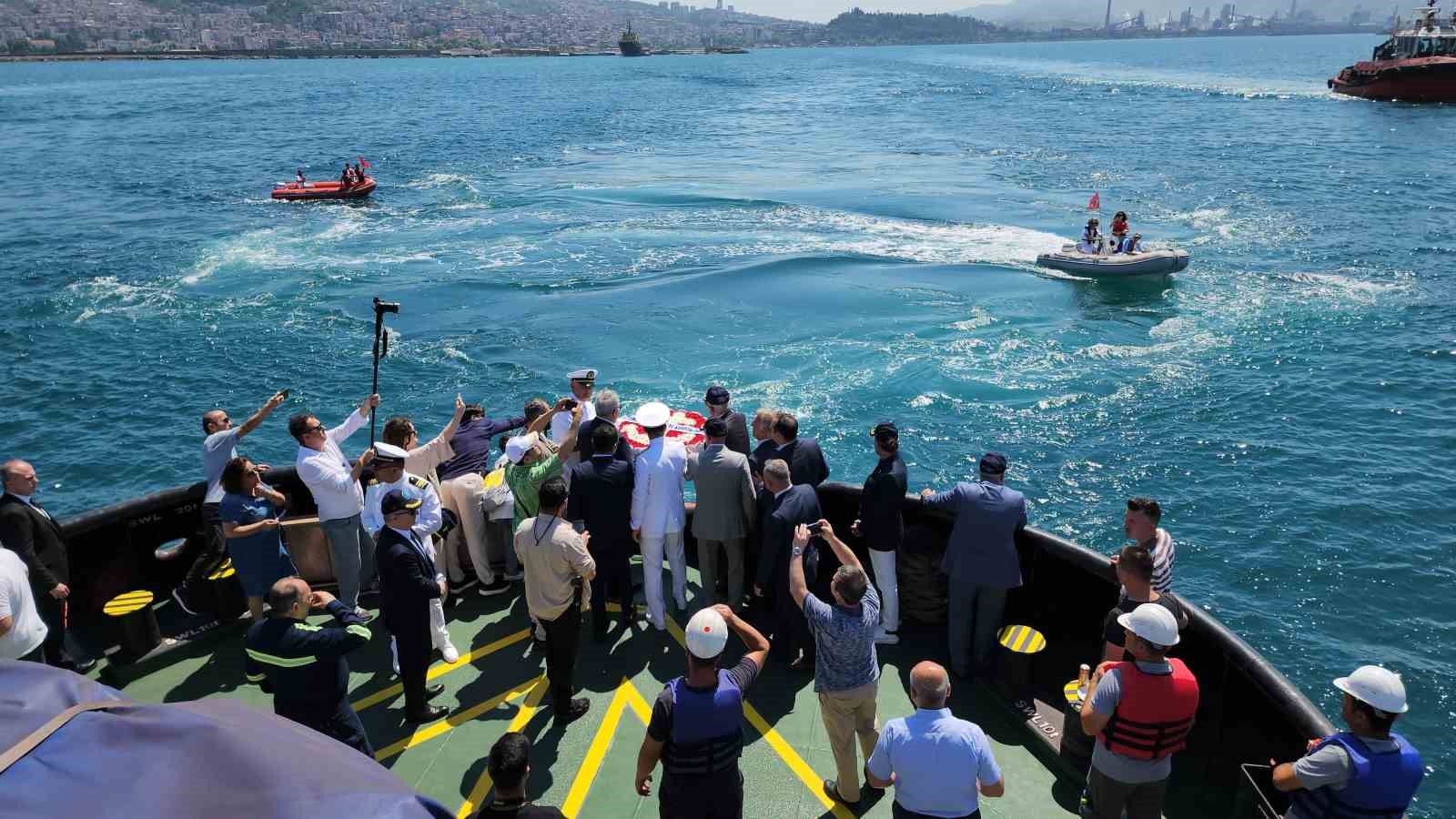 Karadeniz Ereğli açıklarında batan Kafkametler’in 5 mürettebatı anıldı
