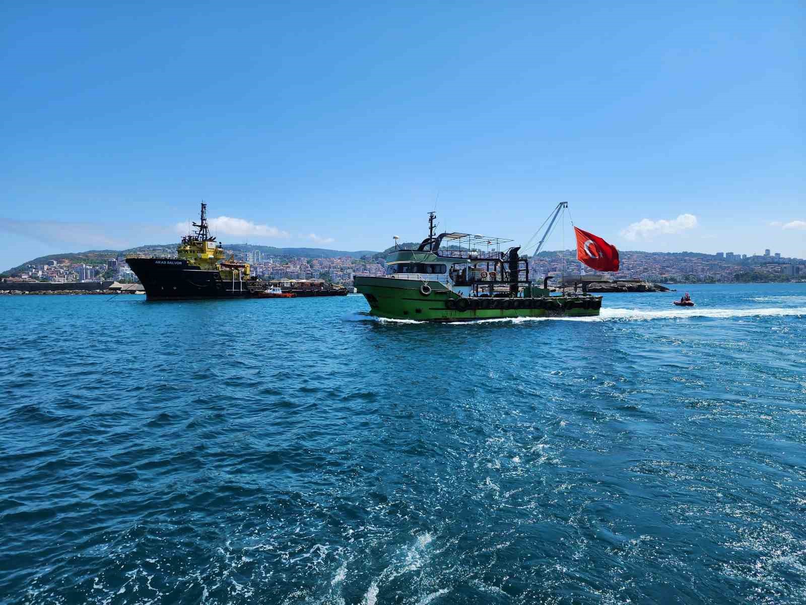 Karadeniz Ereğli açıklarında batan Kafkametler’in 5 mürettebatı anıldı
