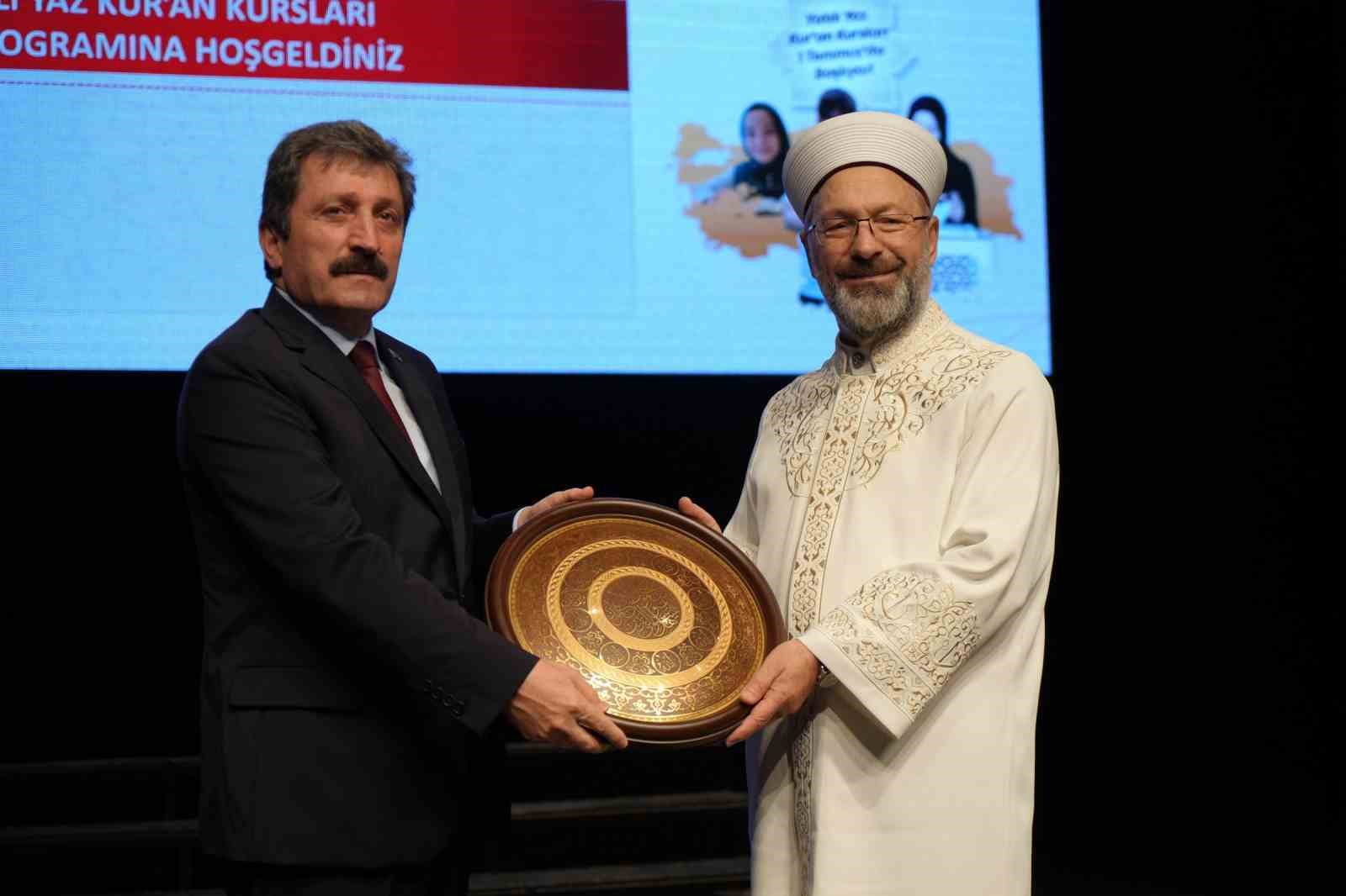 Diyanet İşleri Başkanı Erbaş: 