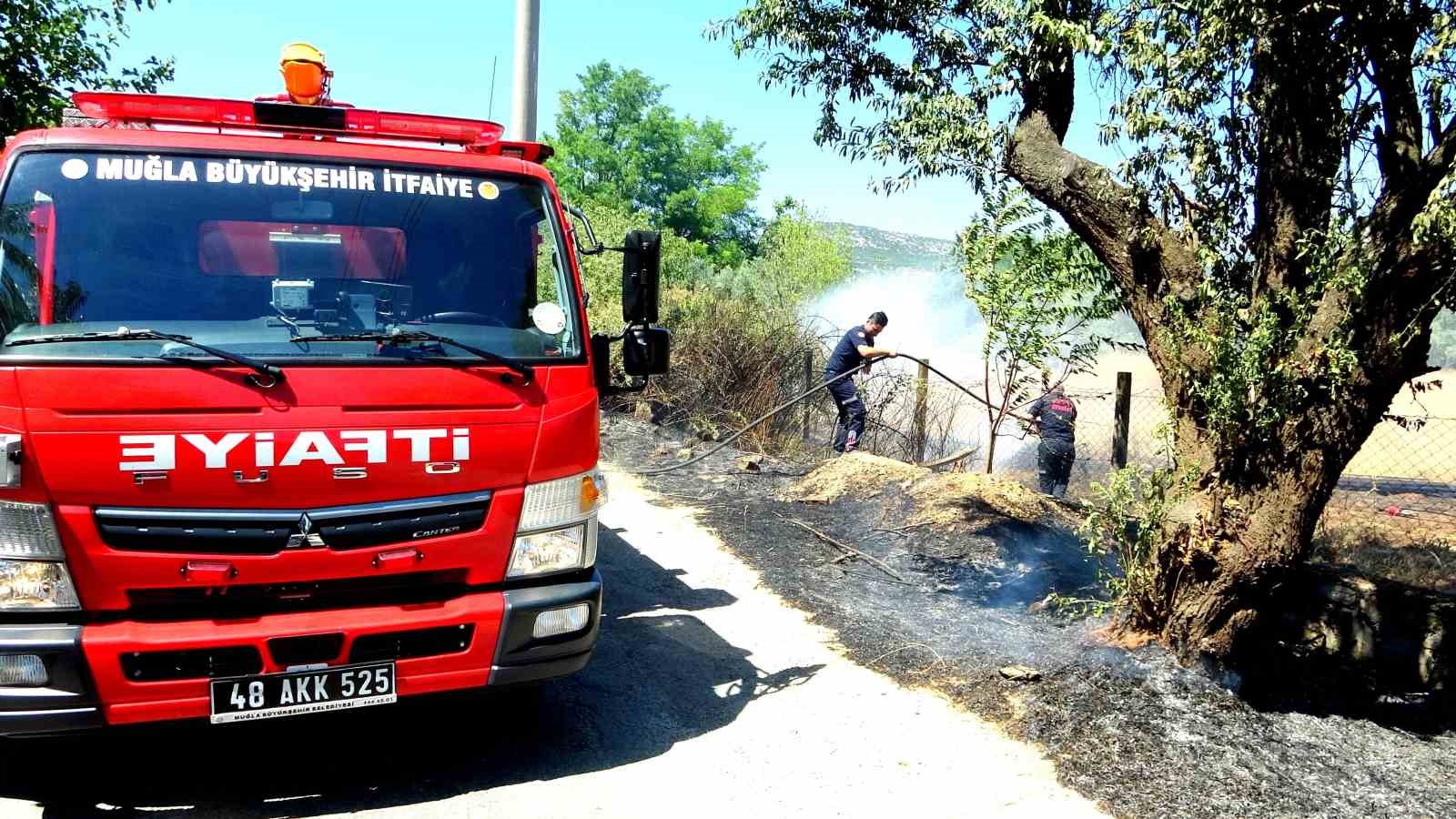 Sigara izmariti yangın çıkardı
