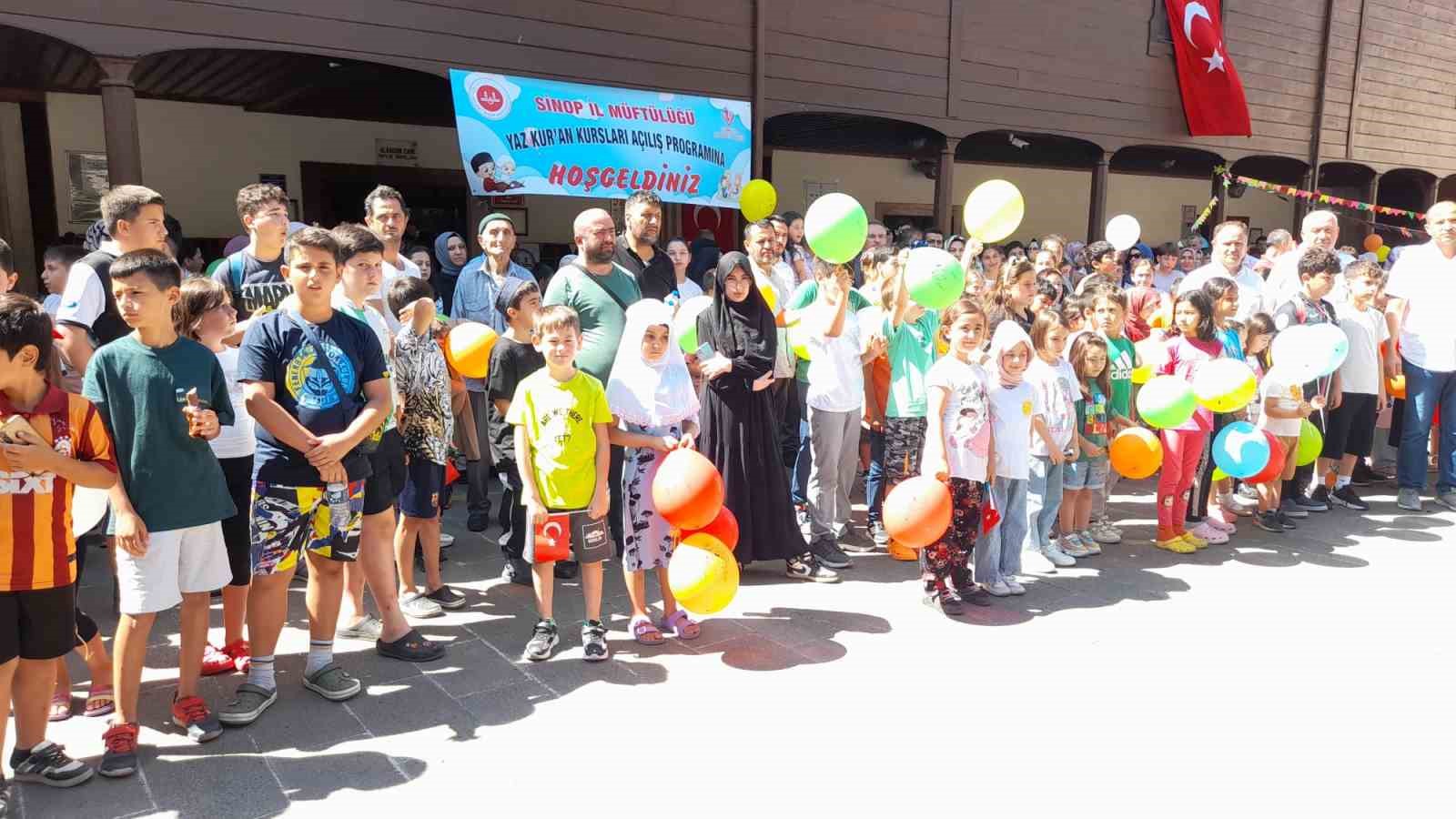 Sinop’ta Yaz Kur’an Kursları açıldı
