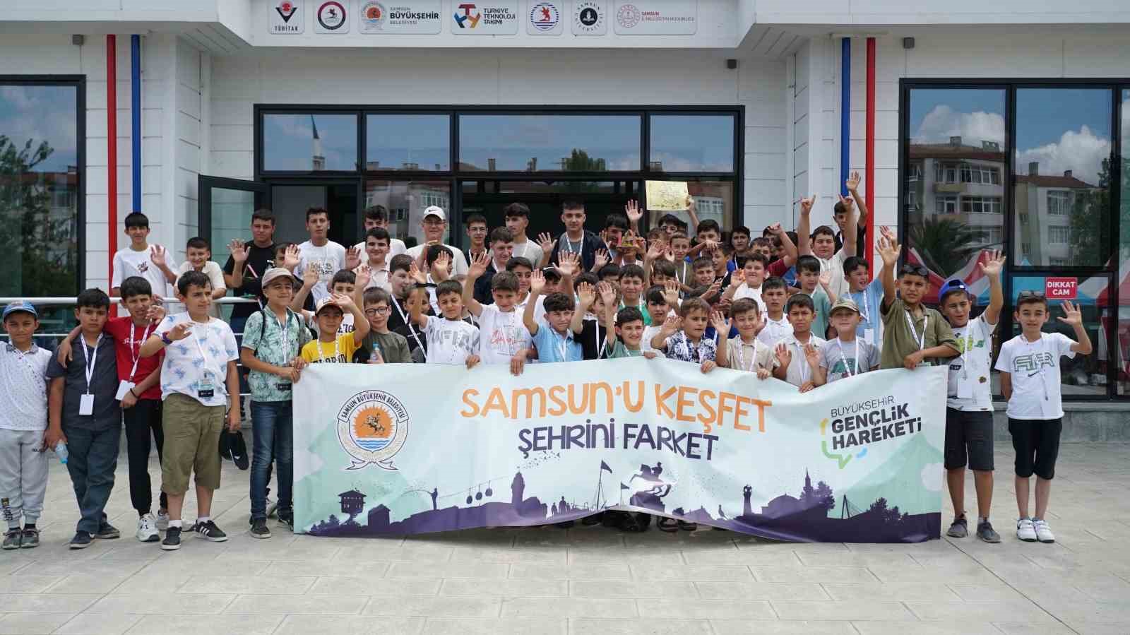 Öğrenciler Samsun’u keşfetti
