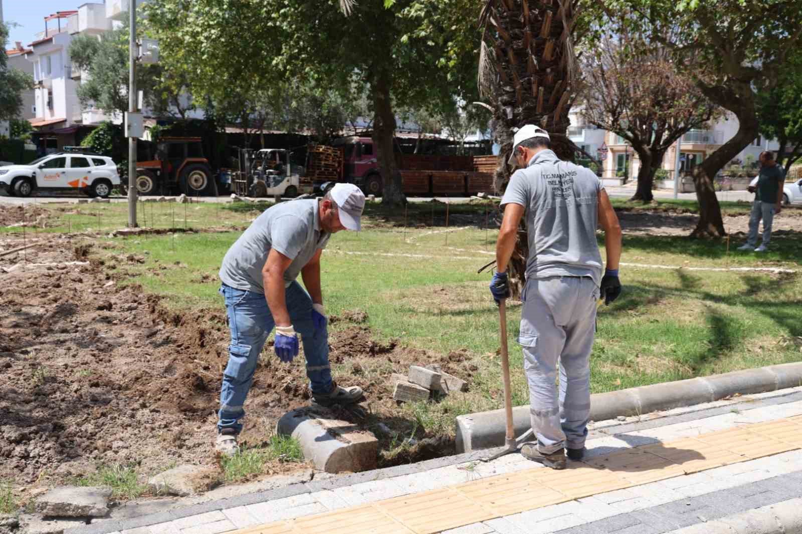 Marmaris’te eskiyen parklar revize ediliyor
