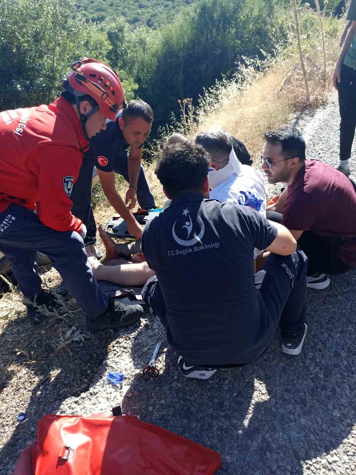 Savaştepe’de trafik kazası; 5 yaralı
