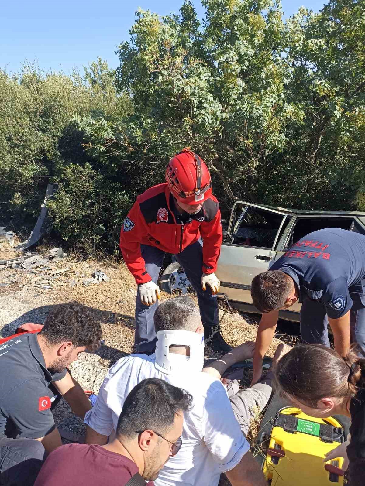 Savaştepe’de trafik kazası; 5 yaralı
