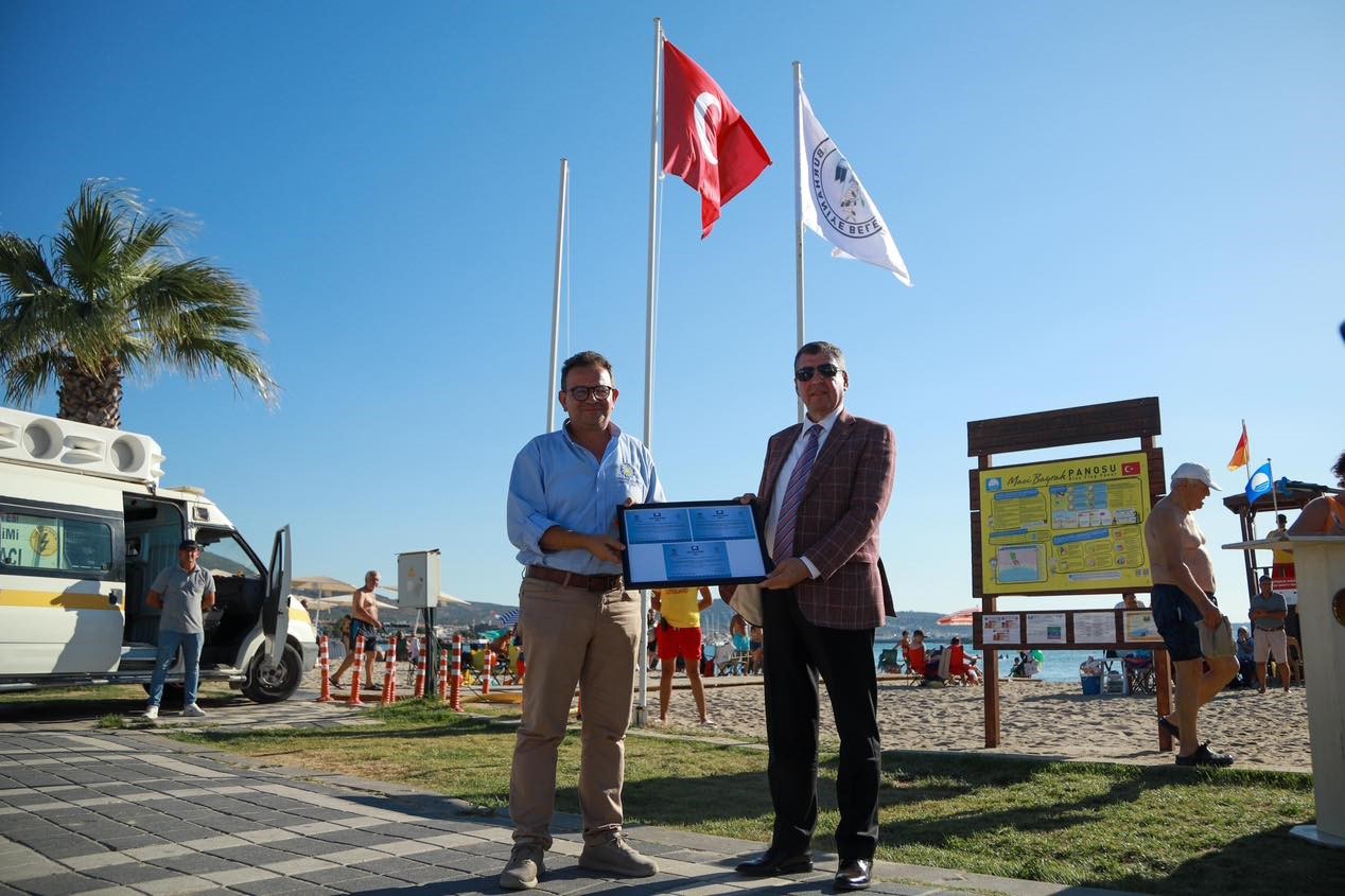 Öğretmenler Mahallesi Plajı’na mavi bayrak
