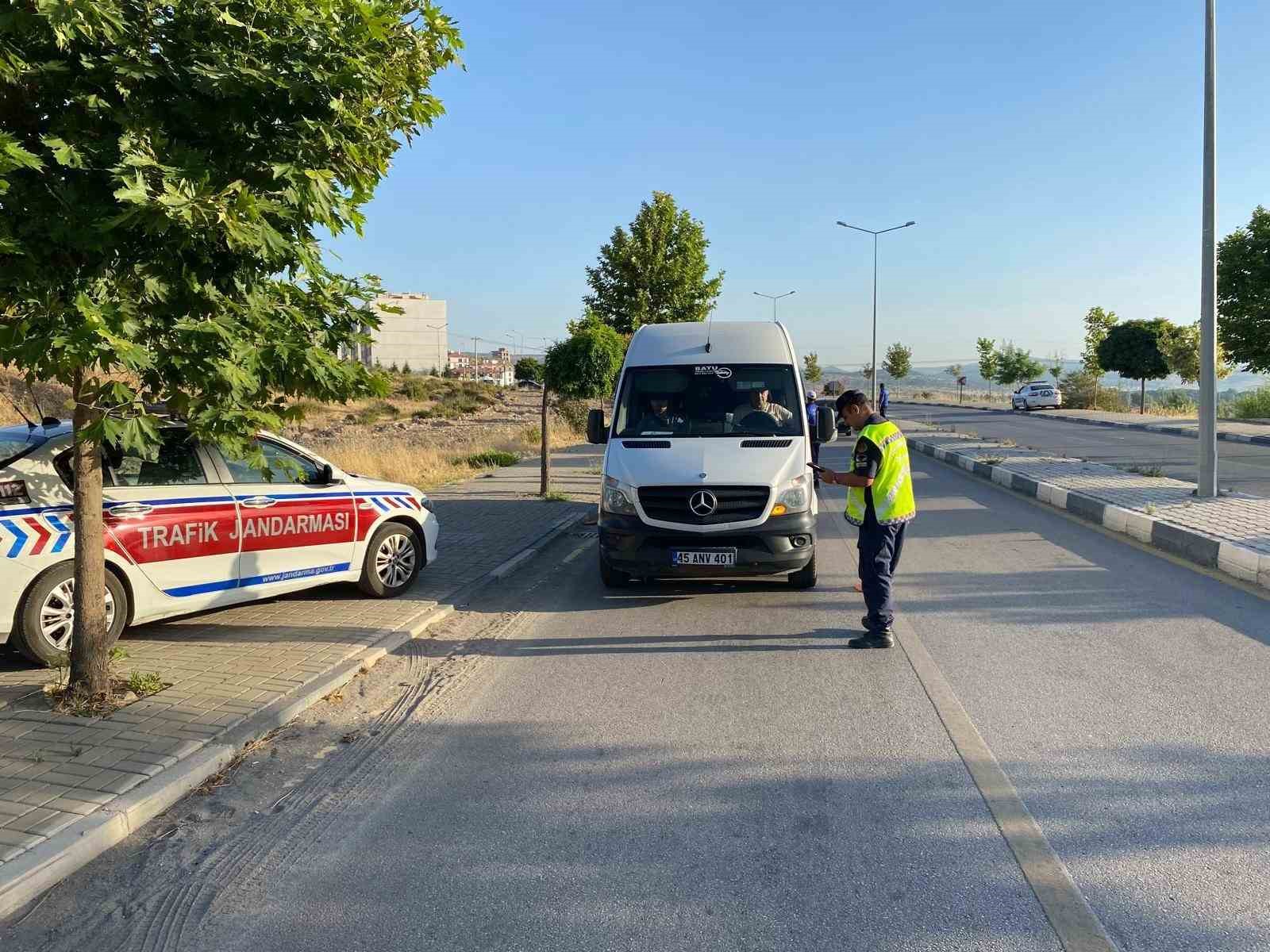 Manisa Jandarmasından özel trafik denetimi
