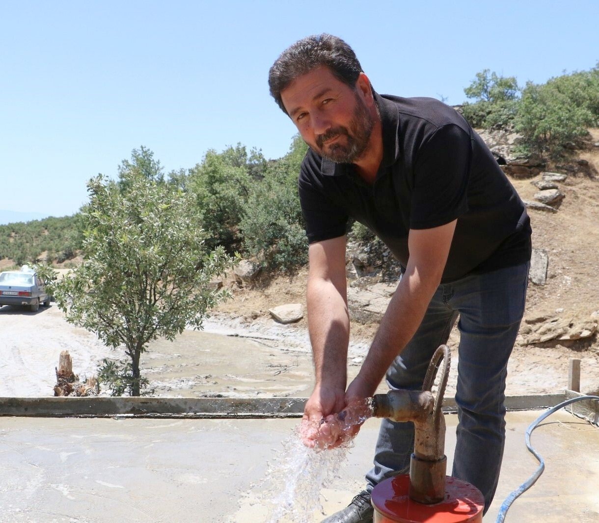 Battalmustafa’da yeni sondaj açıldı, yeterli suya ulaşıldı
