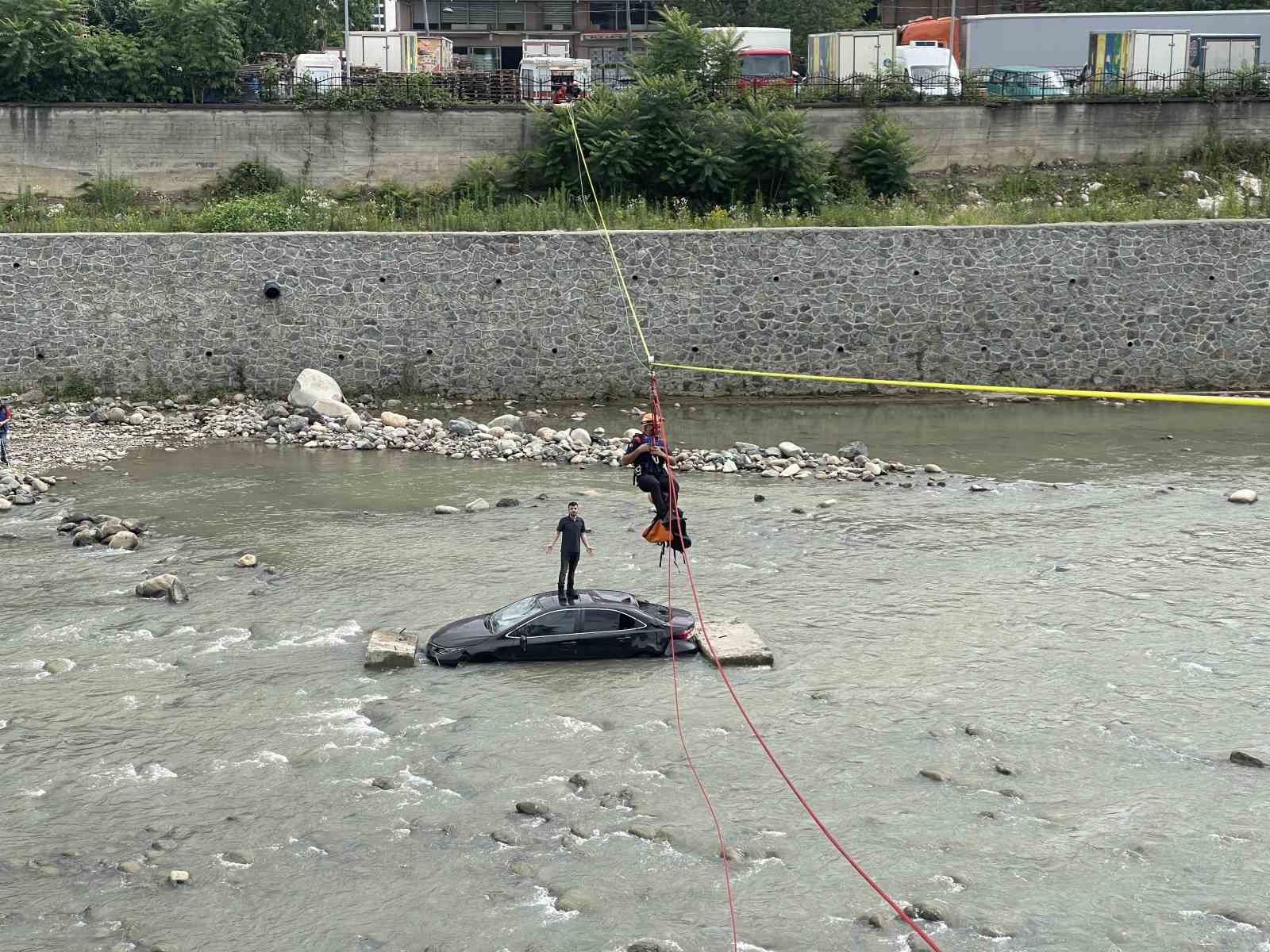 Rize’de AFAD ekiplerinden tatbikat
