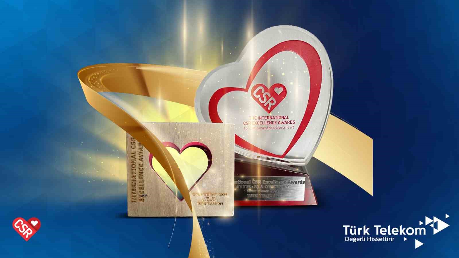 Türk Telekom’un projelerine CSR Excellence Awards’tan iki ödül
